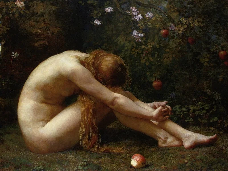 1844-Anna Messey Lea Merritt - Eva. La caduta dell'uomo